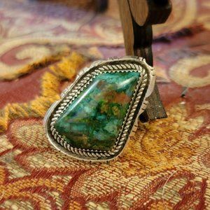 Vintage Navajo Gene Natan Sterling Silver Ring